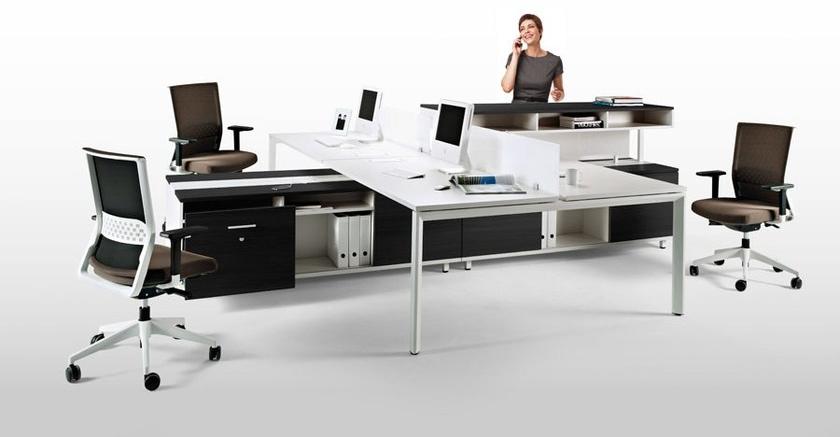 ACTIU Модульный стол со встроенной полкой sun-id-1477644 - Вид №11