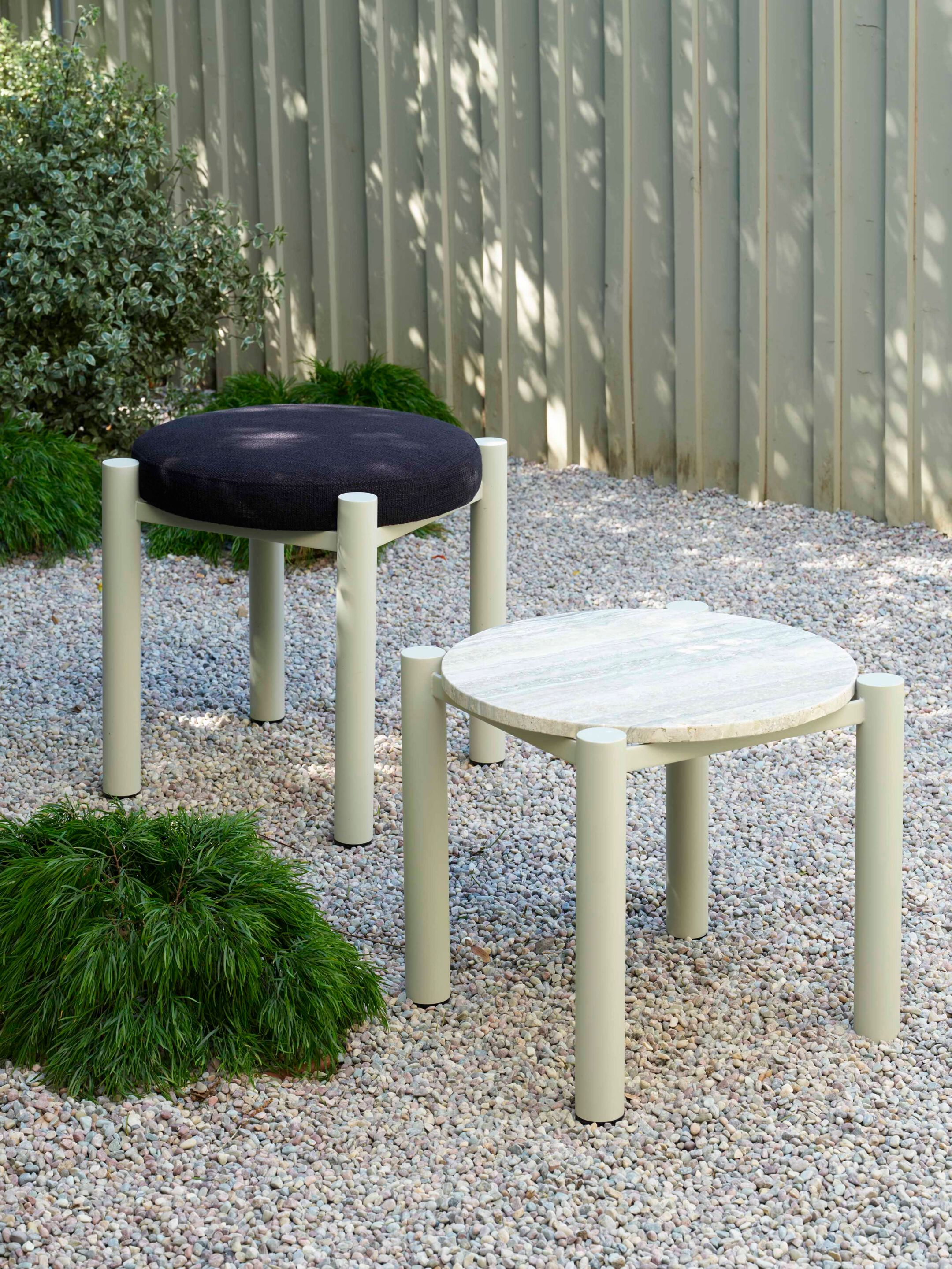 Круглый каменный журнальный столик Phase Design Fryman ARCH-00123451 - Вид №4