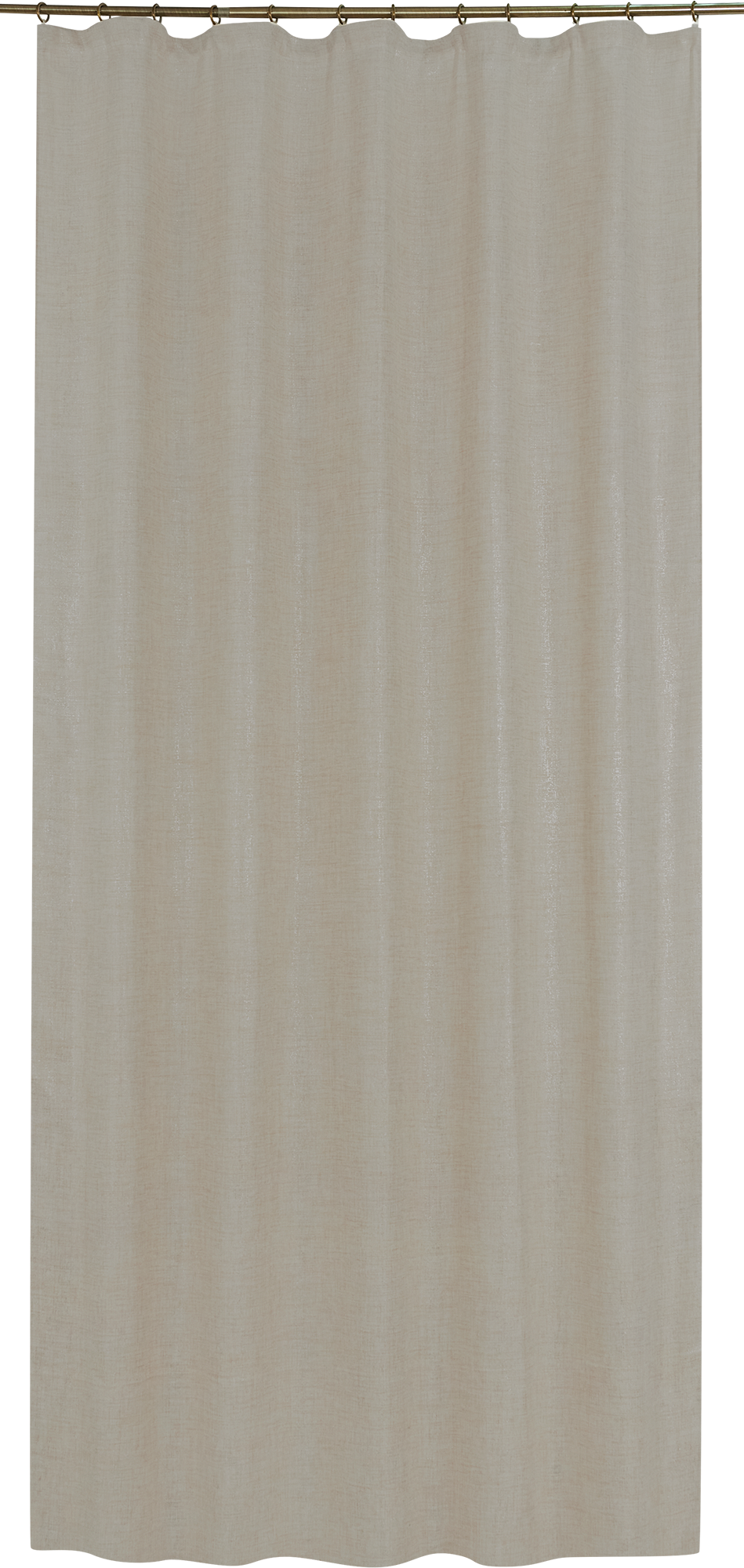 AMORE MIO Штора кремовая классическая 160x260 см с лентой для карниза 89096781 STLM-0078373 - Вид №1
