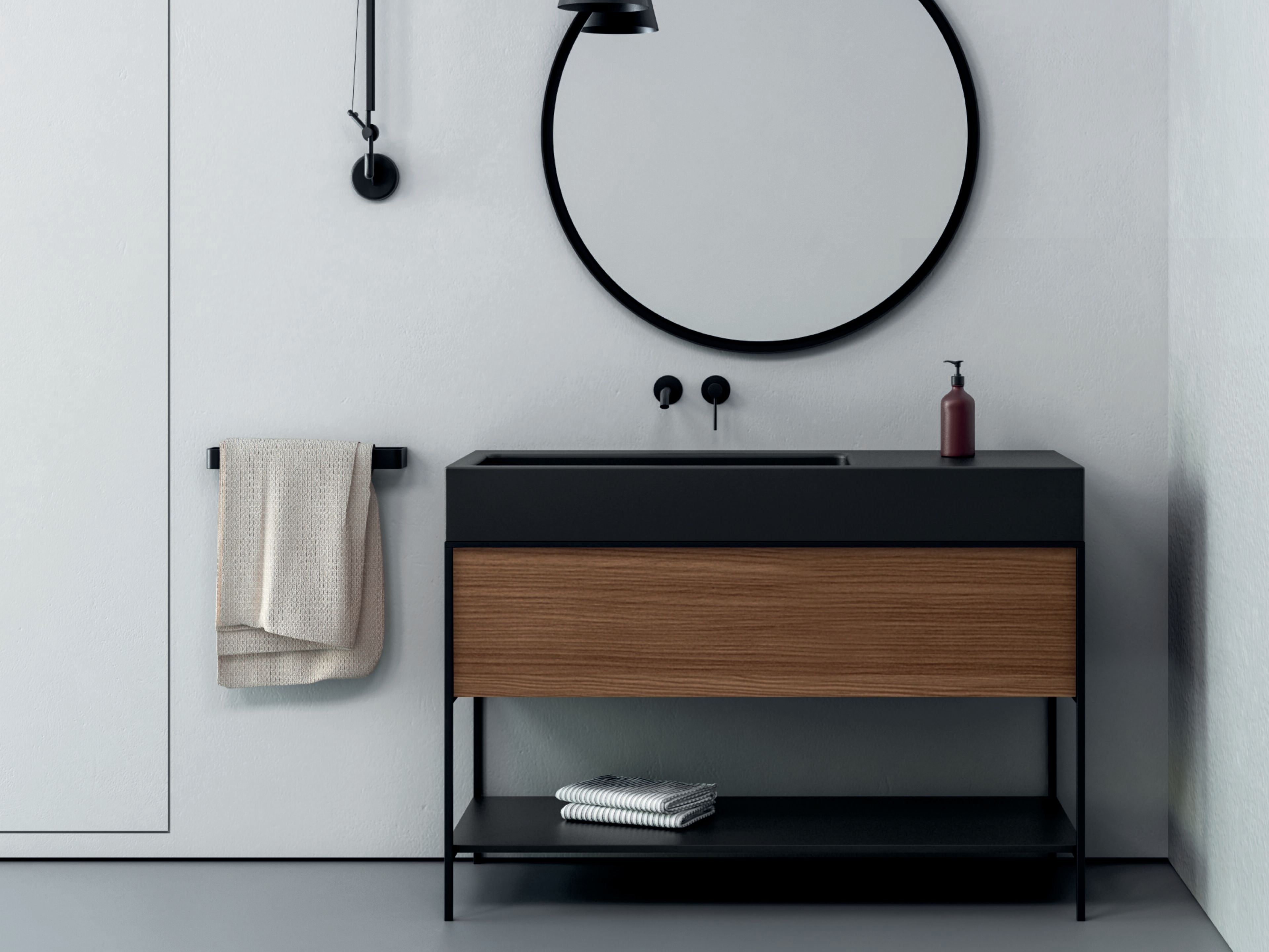 Напольный умывальник с ящиками Nic Elen ARCH-00032656