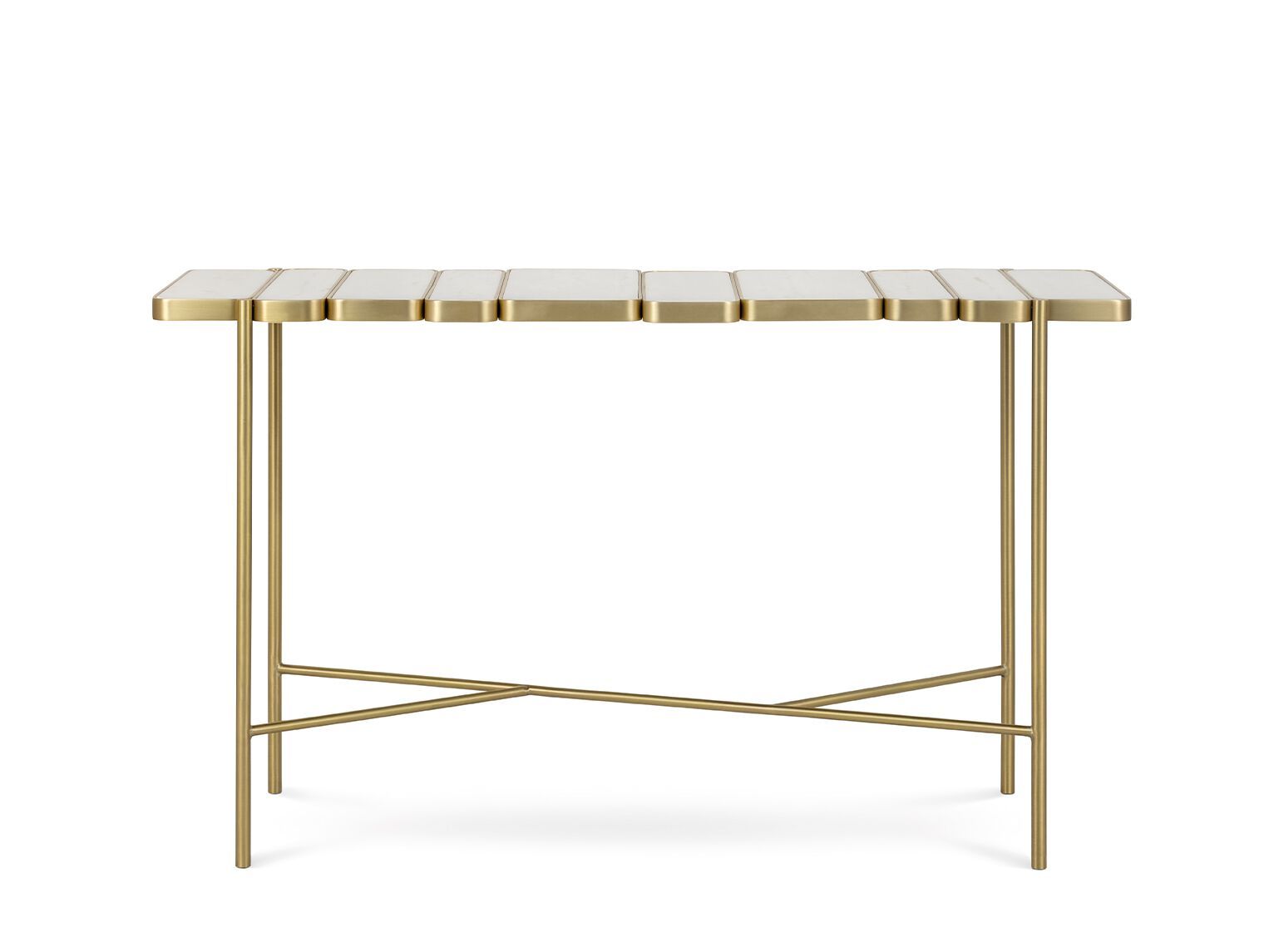 Прямоугольная латунная консоль JOSÉ LEITE DE CASTRO NIZA ARCH-00092582 - Вид №1