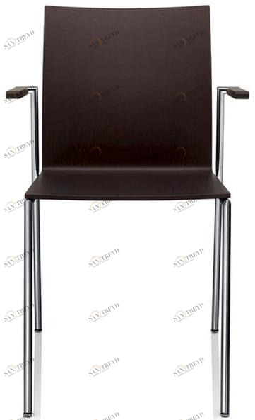 Brunner Стул лакированный штабелируемый с подлокотниками Milano sun-id-1361268