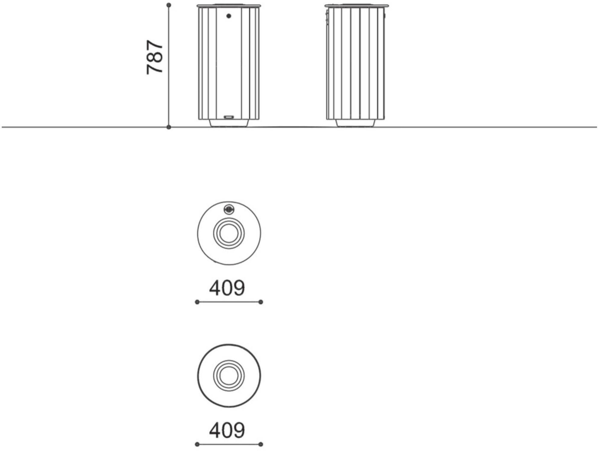 City Design Деревянный мусорный бак для раздельного сбора мусора sun-id-1396706 - Вид №1