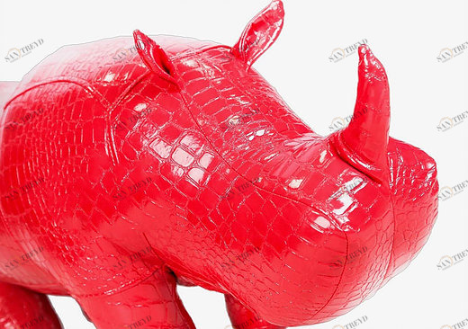 Пуф "Носорог" красный EUROSON ЖИВОТНЫЕ 126061 Красный