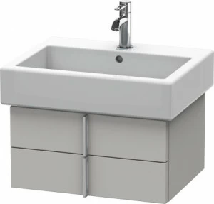 VE620400707 Тумбочка подвесная Vero #VE6204 550 x 431 мм Бетонно-серый матовый декор