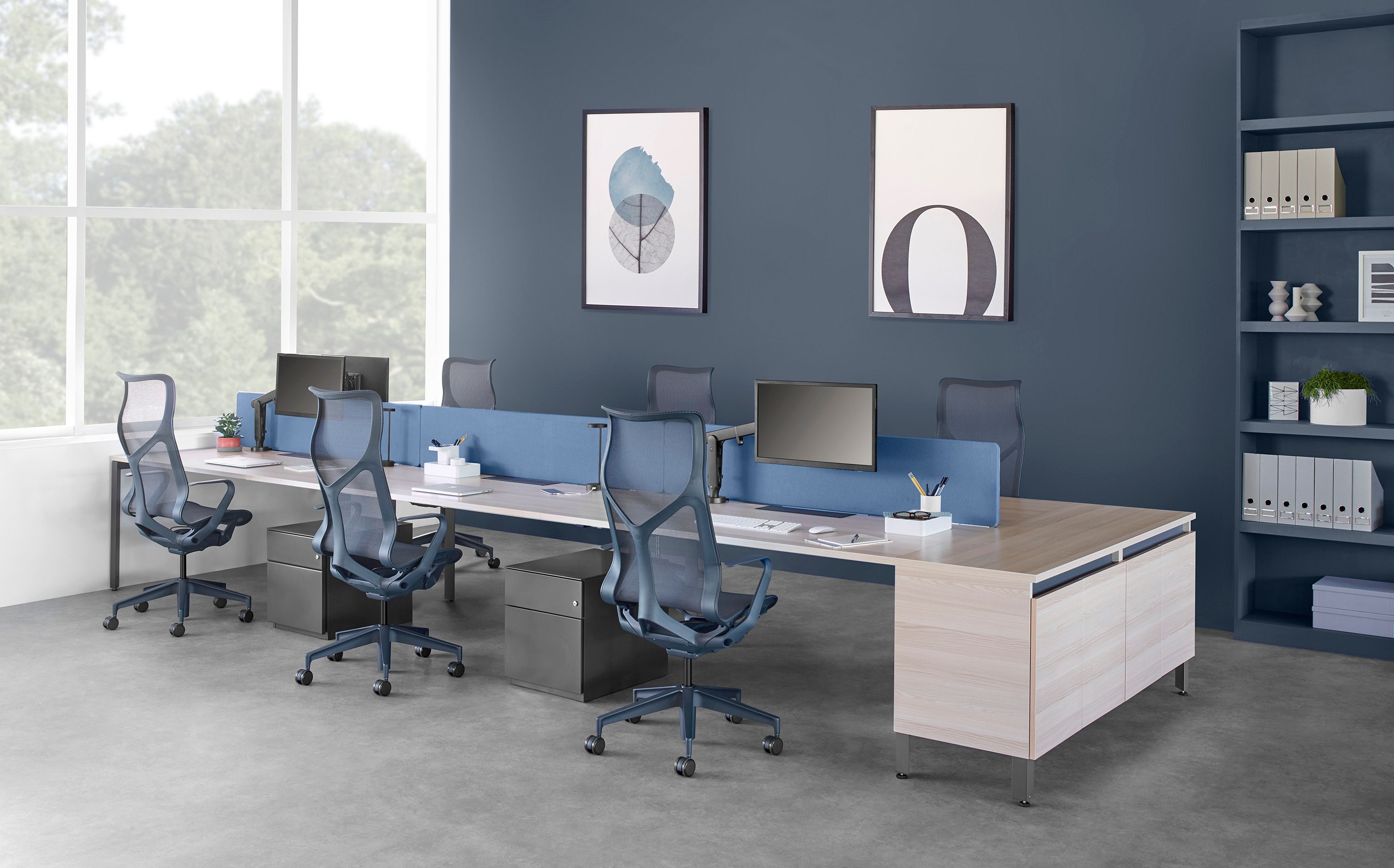 Эргономичное офисное кресло с высокой спинкой Herman Miller Cosm ARCH-00082366 - Вид №14