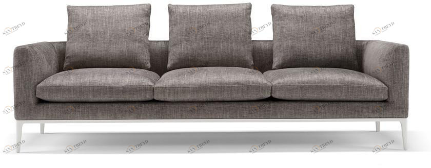 AMURA 3-х местный тканевый диван Leonard sun-id-1507385