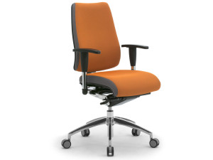 Ткань поворотный операционный офисный стул с подлокотниками