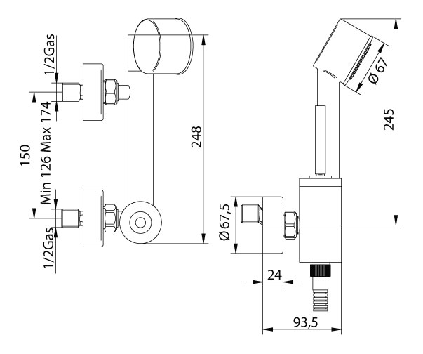 158320SN00SF Смеситель Bandini Free Santreyd - Вид №1