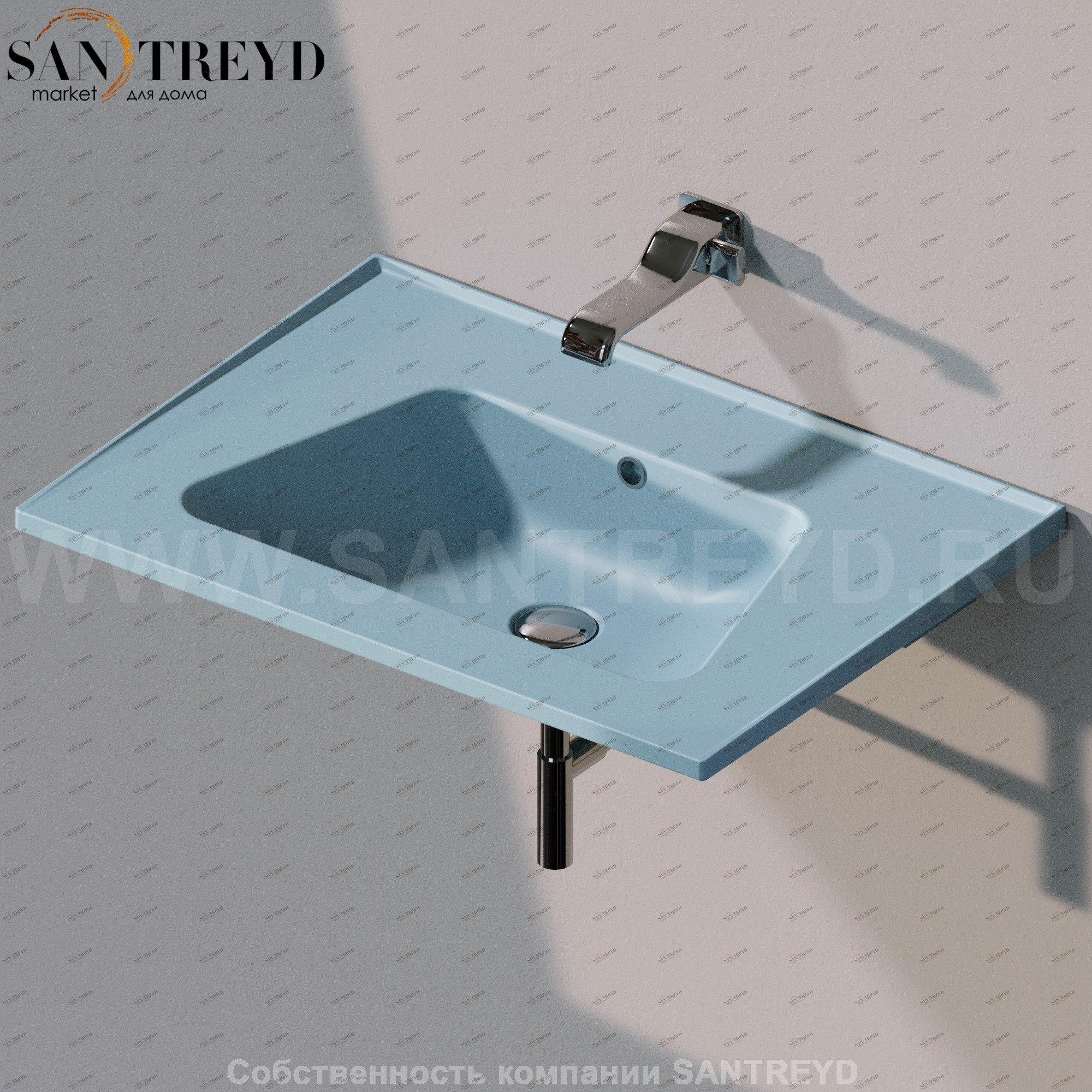 BM70L5014 Подвесная раковина настенная прямоугольная Ceramica Flaminia Bloom