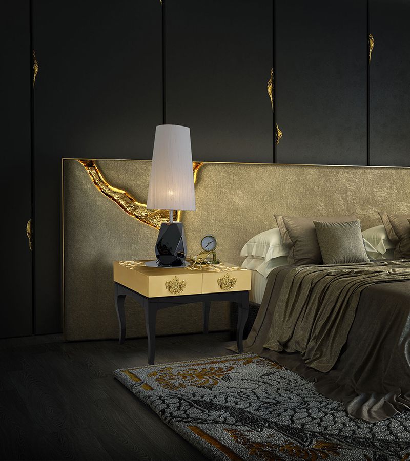 0-234 Золотая тумбочка Тринити Boca Do Lobo  - Вид №24