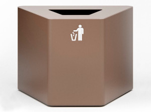 Мусорный бак из листового металла для раздельного сбора