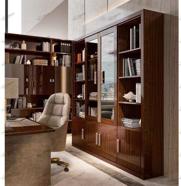 Barnini Oseo Открытый деревянный книжный шкаф Richmond upon thames Rc53