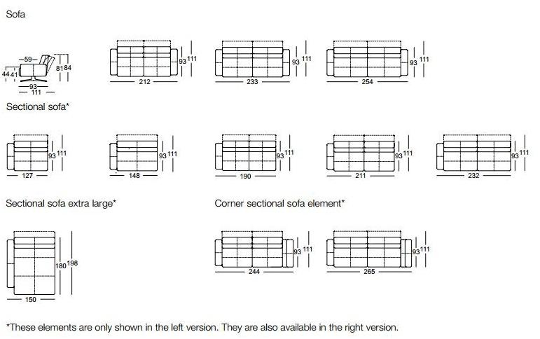 Rolf Benz Диван на санках с шезлонгом Rolf benz 50 sun-id-1422350 - Вид №4