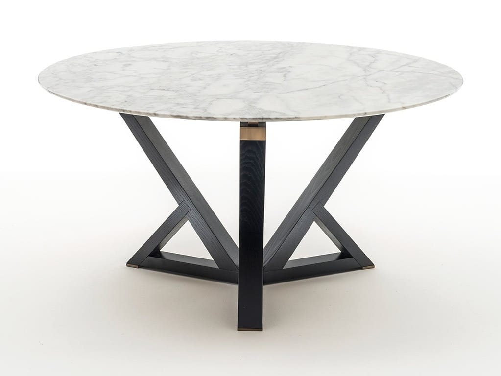 Круглый мраморный обеденный стол OAK Милан ARCH-00128460 - Вид №1