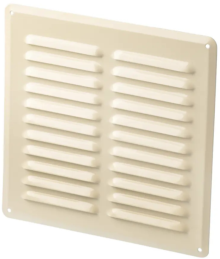 Вентиляционная решетка ORE GM2525I бежевая металлическая 250x250 мм 84653723