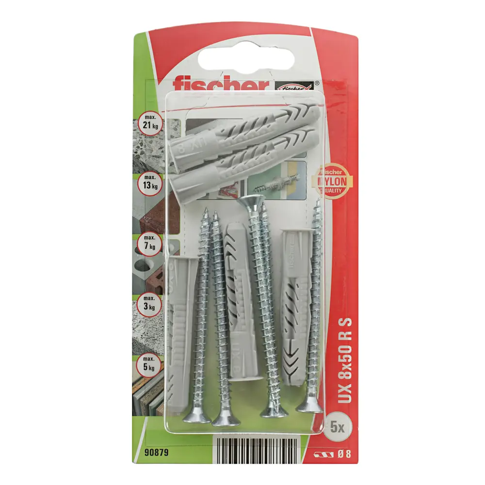 Дюбель универcальный UX, 8х50 мм, 5 шт FISCHER STLM-2013207 - Вид №2