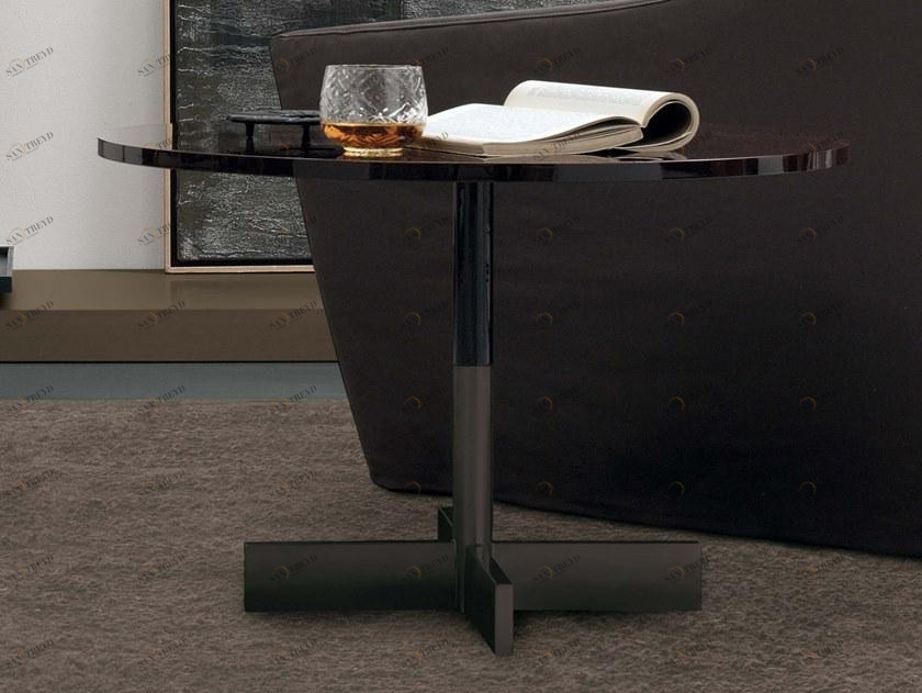 JESSE Низкий лакированный журнальный столик с основанием 4 звезды sun-id-1483828