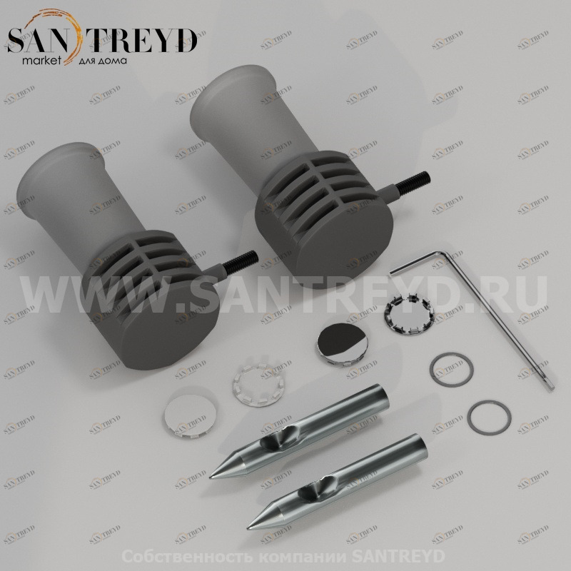 FKSG1 Скрытый настенный крепежный элемент для SBS04, SBS11 см Globo ACCESSORIES Италия Ceramica Globo