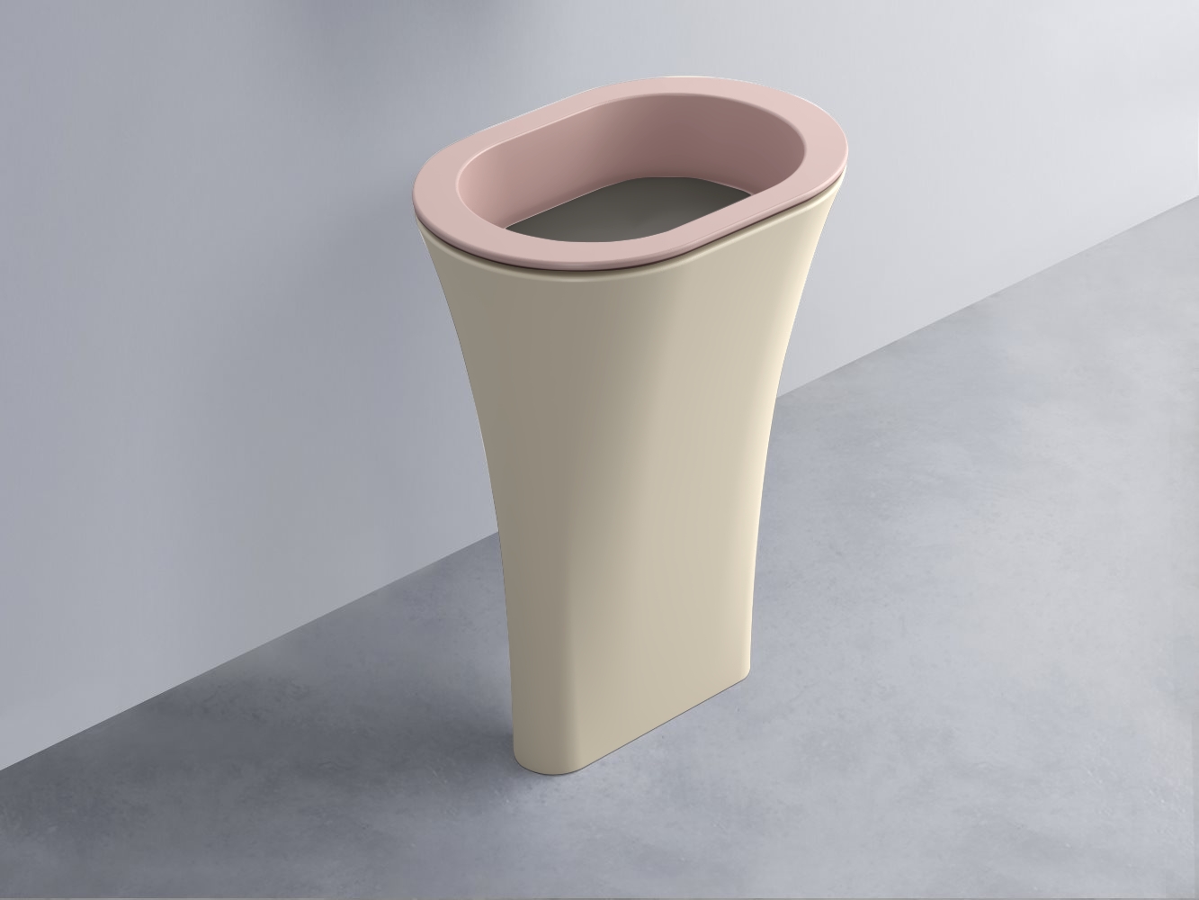 AMLA65-CP+AMPILO-FN+AMCOLO-LN Раковина Amedeo Ovale отдельностоящая cielo Enjoy + Amedeo Ceramica Cielo