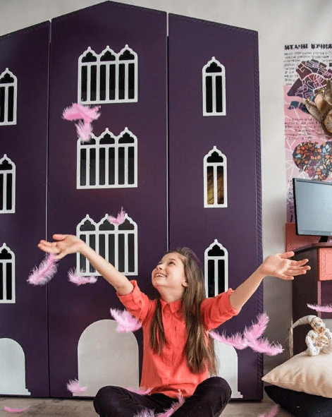 Шкаф детский трехстворчатый "Венеция-1" МАНДАРИН ВЕНЕЦИЯ 178656 Красный Santreyd - Вид №5