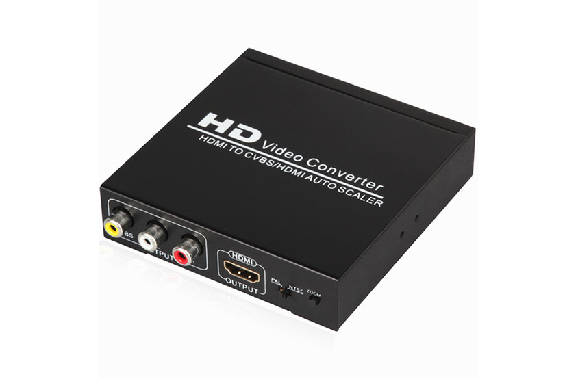 GL-v132 Конвертер hdmi -> cvbs, hdmi greenline, 1080p, pal/ntsc, av rca тюльпаны, Greenconnect Santreyd  - Вид №1
