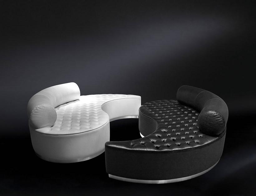 VGnewtrend Стеганая кушетка из ткани Marilen sun-id-1464159 - Вид №2