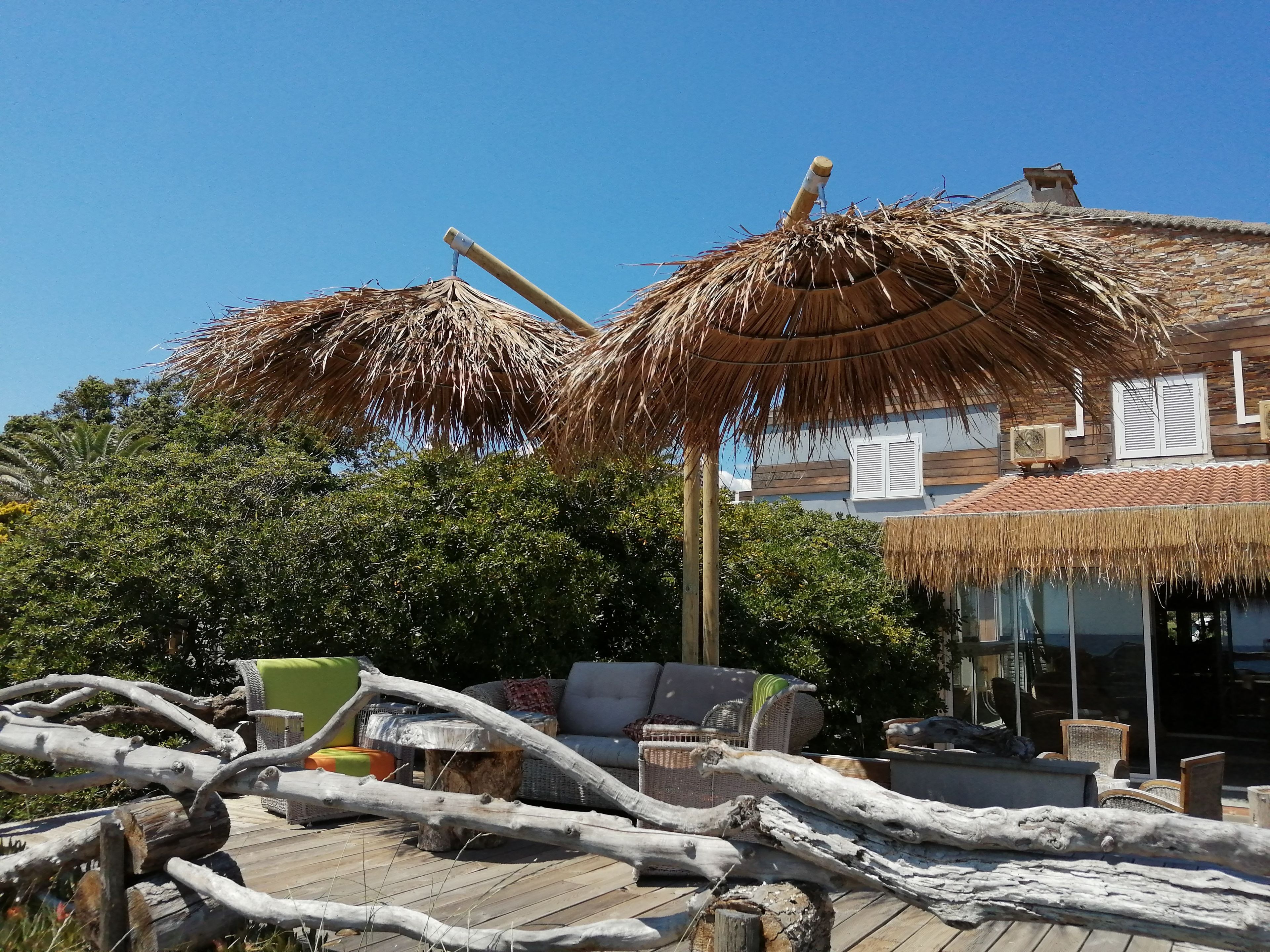 Makuti открытый зонтик с деревянным полюсом AFRICA STYLE Exotic Tres Chic ARCH-00052895 - Вид №3