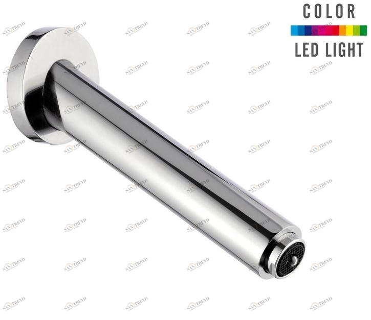 Remer Rubinetterie Настенный излив из хромированной латуни Minimal color 91nr