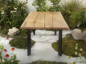 Прямоугольный обеденный стол из массива дерева