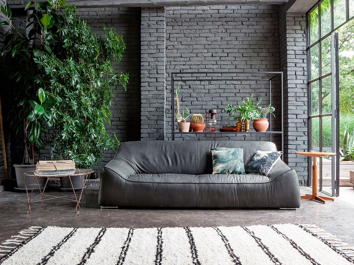 3-местный кожаный диван Devina Nais VANCOUVER ARCH-00105626