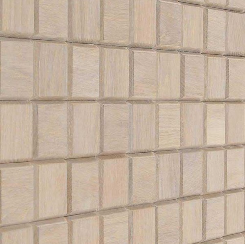 Мозаика и 3D панели из дерева Tarsi 3D Шоколад Дуб 3д (мозаика панели), брашированная (3Д (мозаика панели), Брашированная) 300х300 мм 3Д9030 - Вид №1
