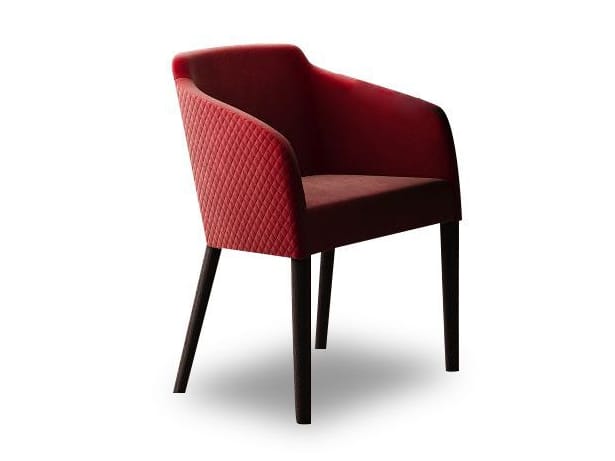 Мягкий тканевый стул с подлокотниками CASA +39 Swing ARCH-00054403