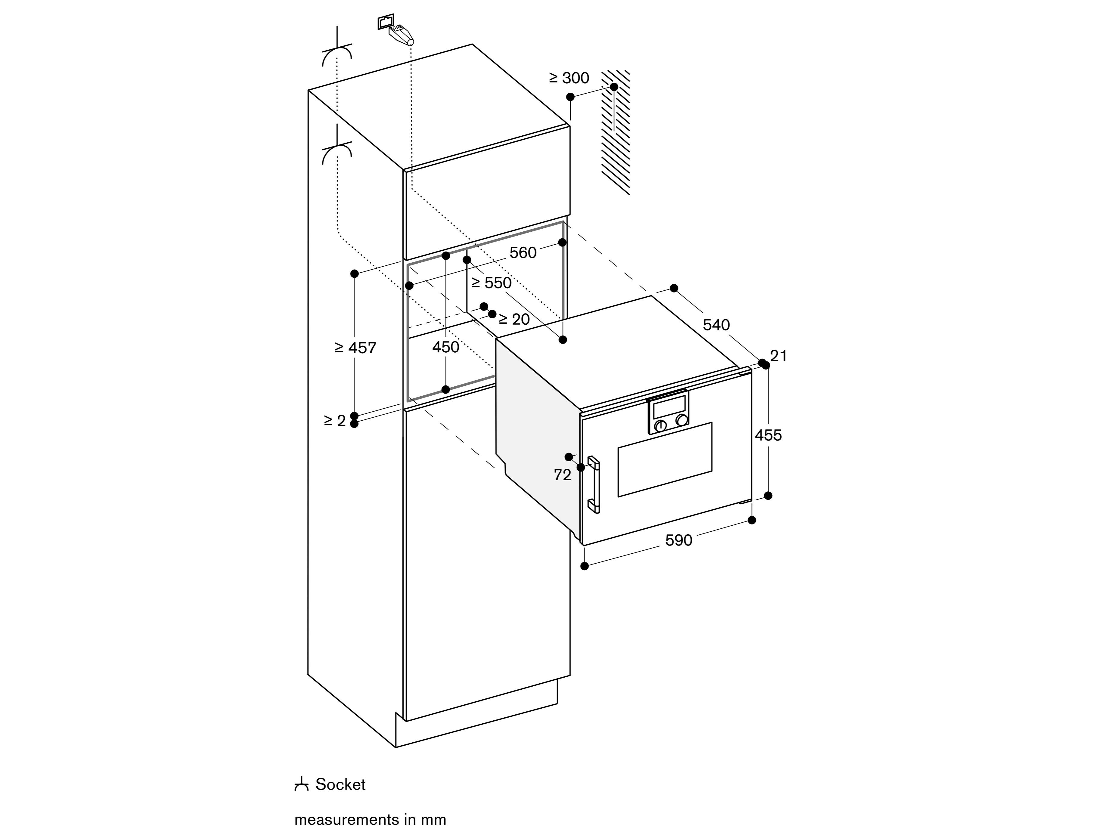 Встраиваемая Паровая печь из нержавеющей стали GAGGENAU серия 200 ARCH-00147696 - Вид №5