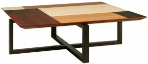 Morelato Низкий прямоугольный журнальный столик в венге Patchwork Art. 5605