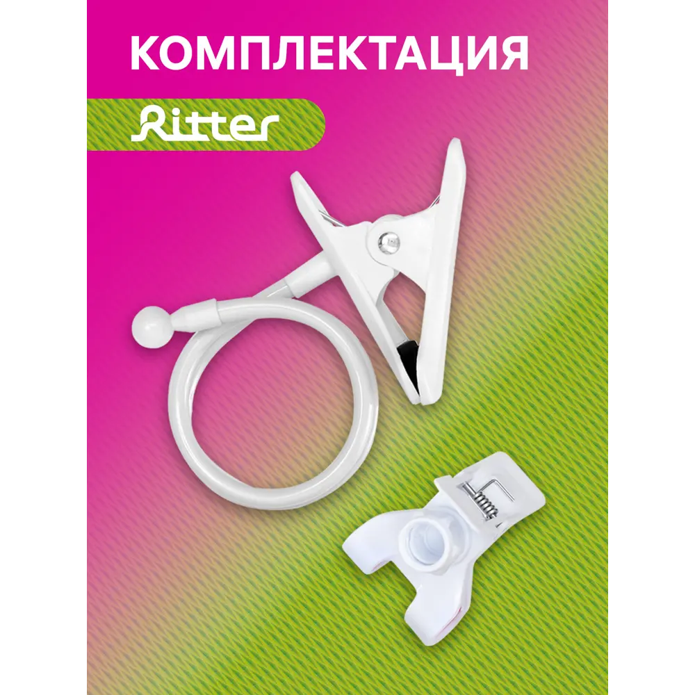 Гибкий кронштейн Ritter с прищепкой для фитолампы - универсальное крепление для растений 85336799 STLM-0061771 - Вид №14