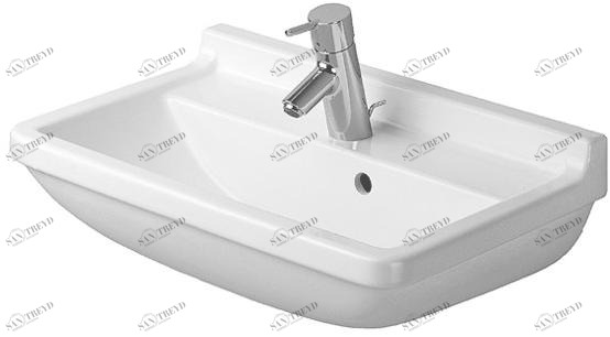 030155 Подвесная раковина настенная овальная Duravit Starck 3 белая