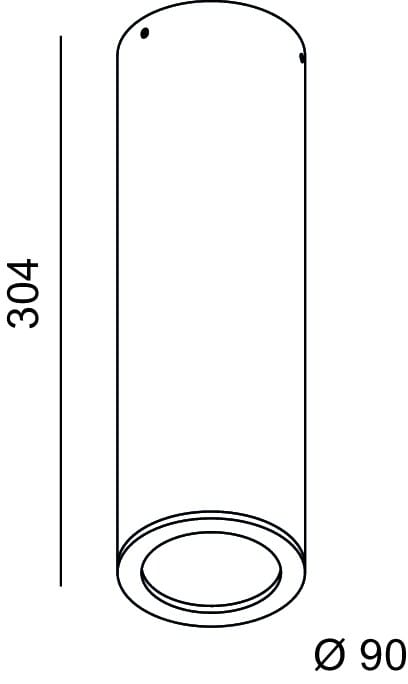 Экструдированный алюминиевый наружный потолочный светильник Lucifero's I-Pipedi ARCH-00028556 - Вид №3