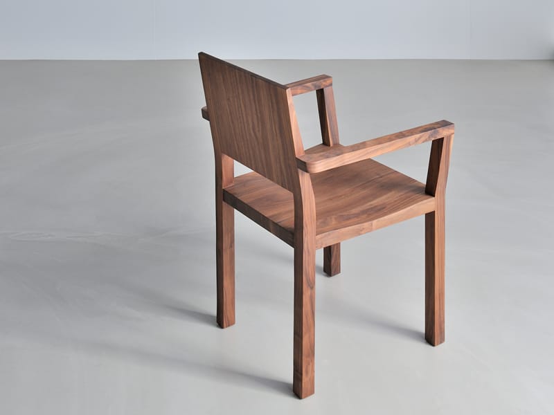 Стул из массива дерева с подлокотниками Vitamin Design ARCH-00027819 - Вид №7