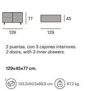 Ротанг Мадиа с распашными дверями Pilma Virotec ARCH-00129215 - Вид №5