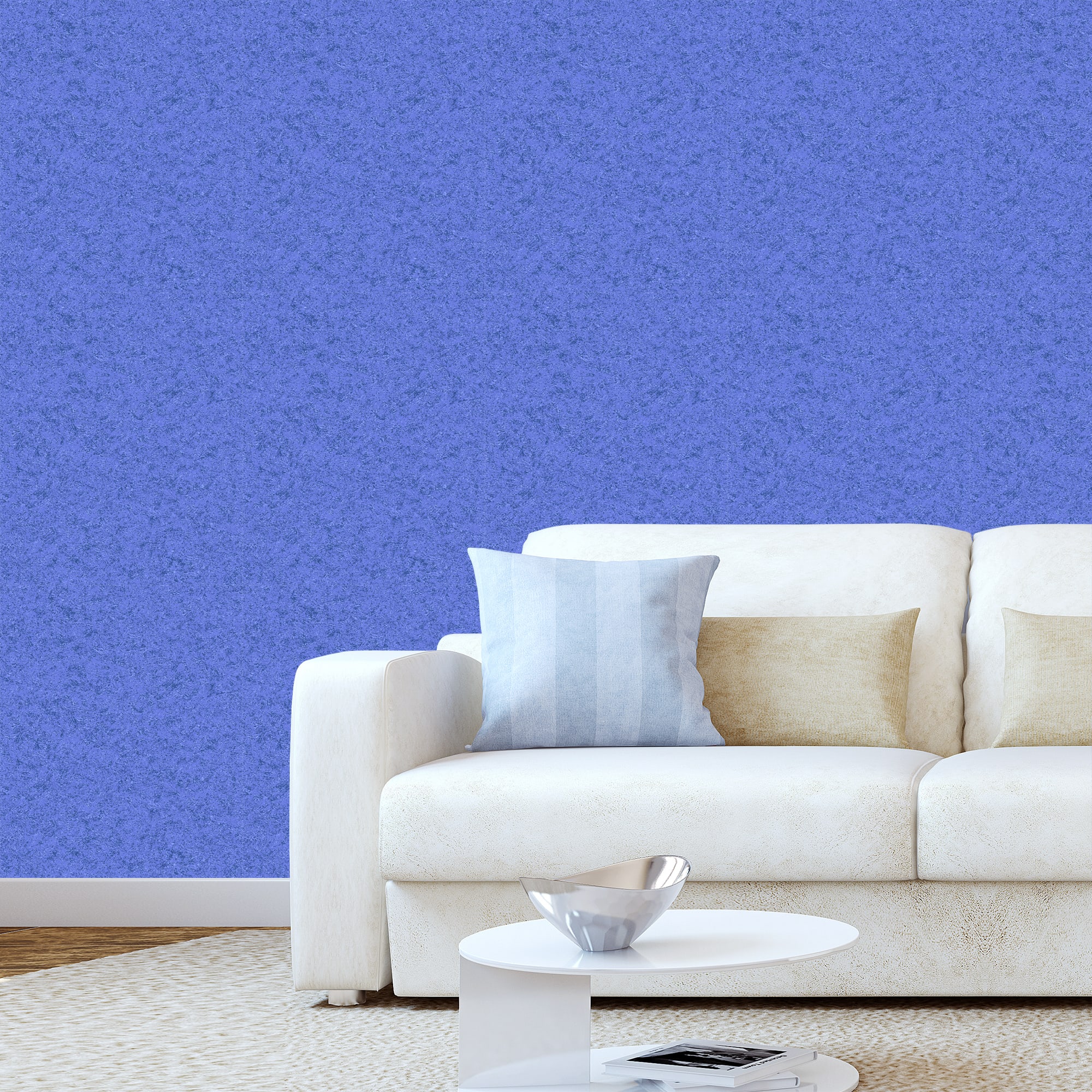 17128801 Обои виниловые синие 0.53 м 10027-66 Классика дамаск Santreyd  - Вид №2