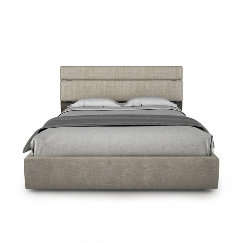 Huppé Двуспальная кровать из ткани с мягким изголовьем Plank 9149/53/60/80 - u HUPPE - Вид №1