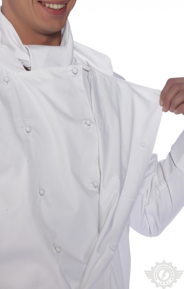 66019 Куртка поварская "Люкс" двубортная  Повар  размер 44-46/170-176 Спецодежда  - Вид №7