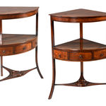 SOR27466 Угловой умывальник из красного дерева ijlbrown  - Вид №5