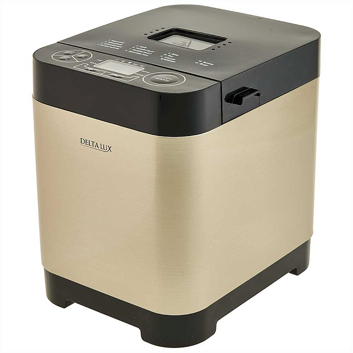 9050493 Хлебопечь DELTA LUX DL-8008В золотистый STDN-0139454 - Вид №1