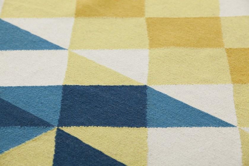 GAN Ковер ручной работы из шерсти с геометрическими мотивами Kilim sun-id-1480549 - Вид №2