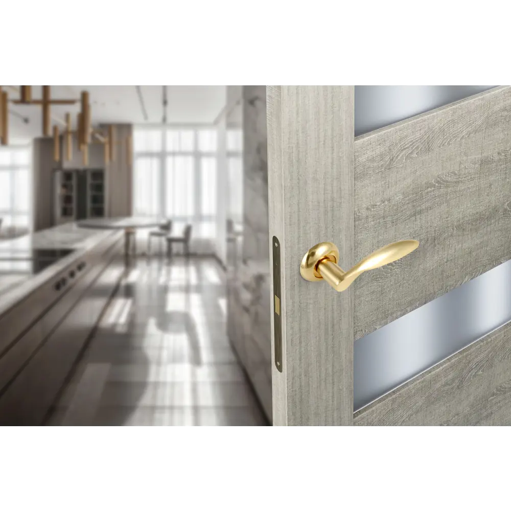 Дверные ручки EDSON EDS-13-Z01 золотые для межкомнатных дверей 85170617 STLM-0059416 - Вид №6
