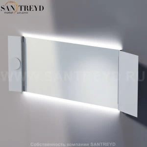 Agape NARCISO Прямоугольное модульное зеркало с LED подсветкой: длина 167 см, высота 80 см ANAR160204LTS