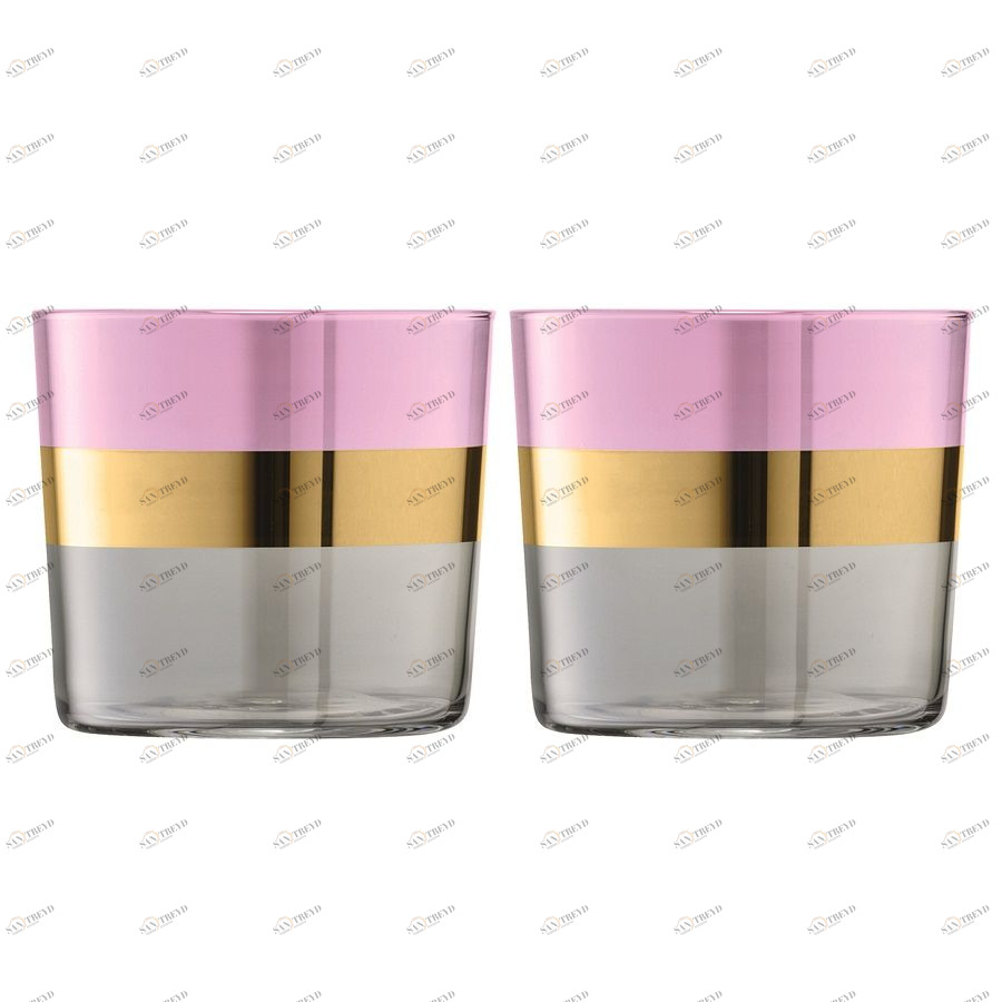 Набор из 2 стаканов Bangle 310 мл розовый LSA International G06009195