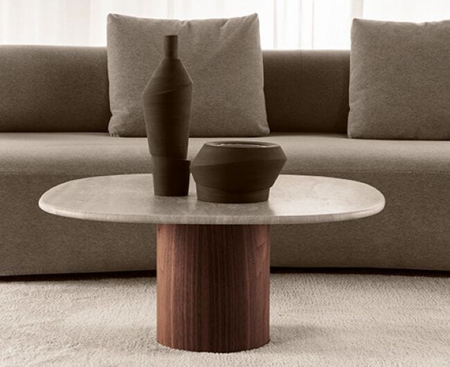 Низкий журнальный столик с мраморным или стеклянным верхом Vibieffe Quite luxury ARCH-00092228 - Вид №11